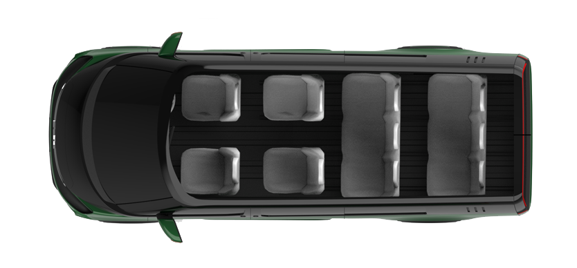 H2x Darling Taxi LONG - 10 seater